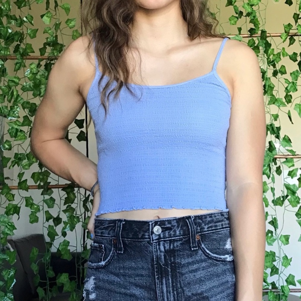 Brandy Melville Smocked Tank